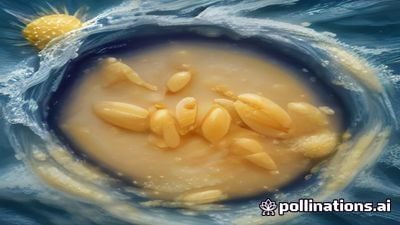 水蜜桃果园直播截图，果农在直播镜头前展示树上自然成熟的水蜜桃，背景是郁郁葱葱的桃园全景